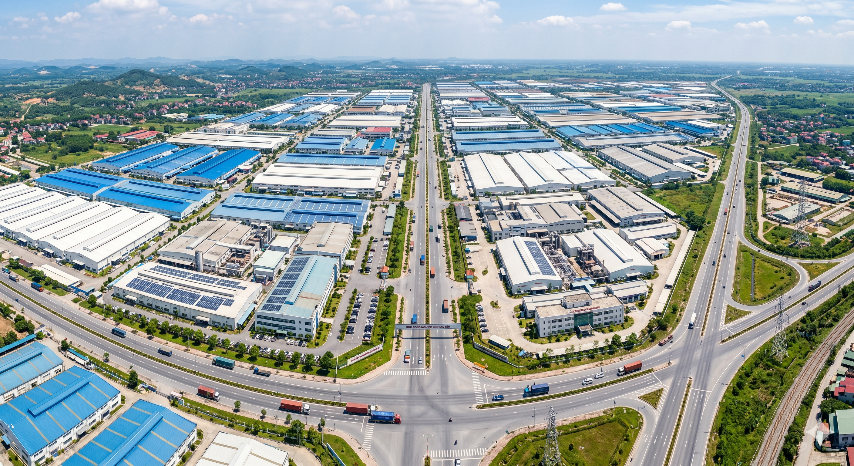 Toàn cảnh hạ tầng Khu công nghiệp Bình Xuyên đón sóng FDI Vĩnh Phúc 2026