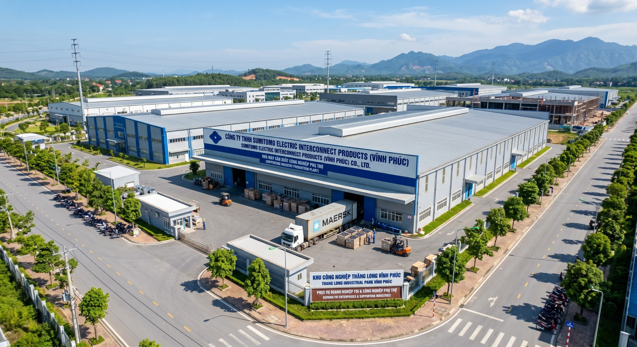 Nhà xưởng sản xuất trong khu công nghiệp Vĩnh Phúc phục vụ doanh nghiệp FDI và công nghiệp phụ trợ